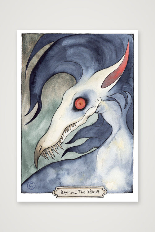 Raymond The Difficult — A3 (30×42cm, 12×17") Print only