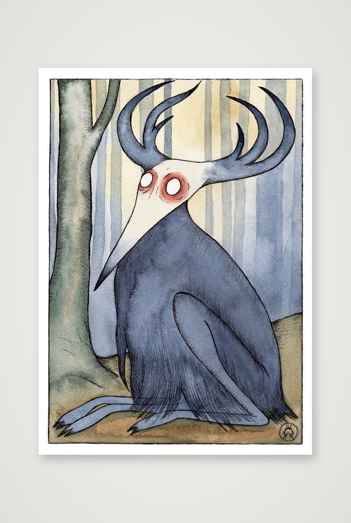 Steven had seen some shit — A3 (30×42cm, 12×17") Print only